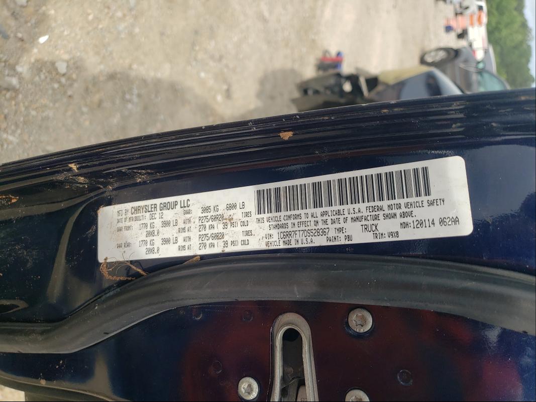 2013 RAM 1500 1C6RR7FT7DS528367