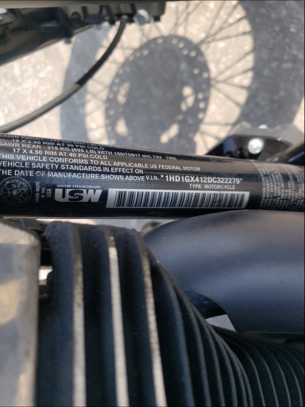 2013 HARLEY-DAVIDSON FXDB DYNA 1HD1GX412DC322279