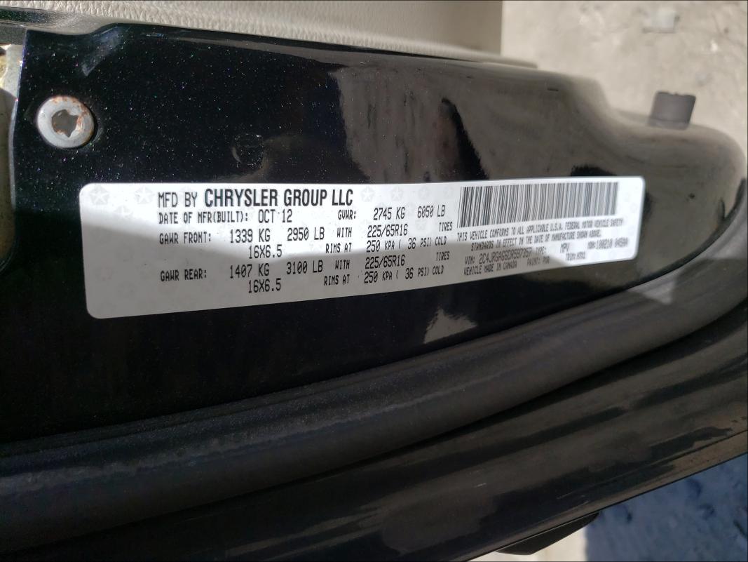 2013 RAM TRADESMAN 2C4JRGAG6DR597357
