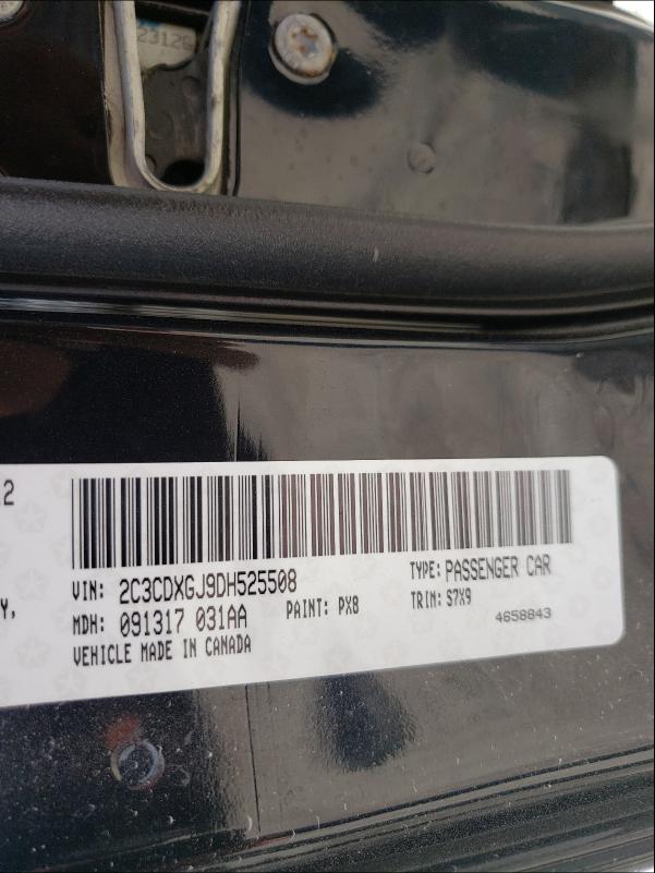 2013 DODGE CHARGER SU 2C3CDXGJ9DH525508