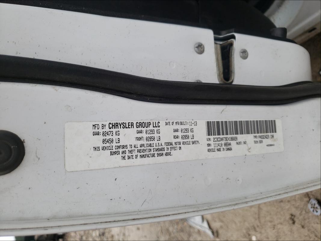 2014 DODGE CHARGER PO 2C3CDXAT9EH186020
