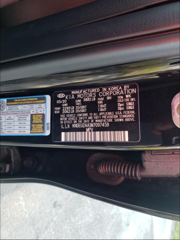 2021 KIA SELTOS KNDEU2AA1M7097459