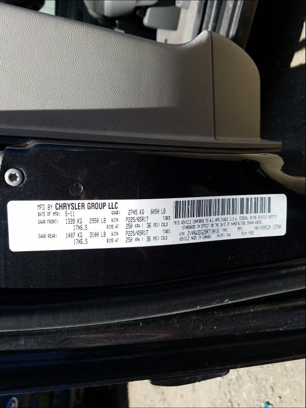 2011 VOLKSWAGEN ROUTAN SE 2V4RW3DG2BR718016