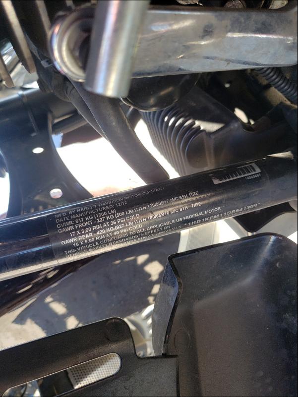 2013 HARLEY-DAVIDSON FLHTK ELEC 1HD1KEM11DB641309