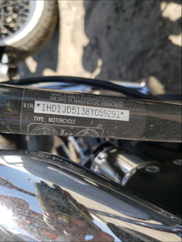 2008 HARLEY-DAVIDSON FLSTN 1HD1JD5138Y059291