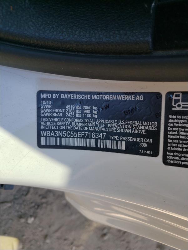 2014 BMW 428 XI WBA3N5C55EF716347