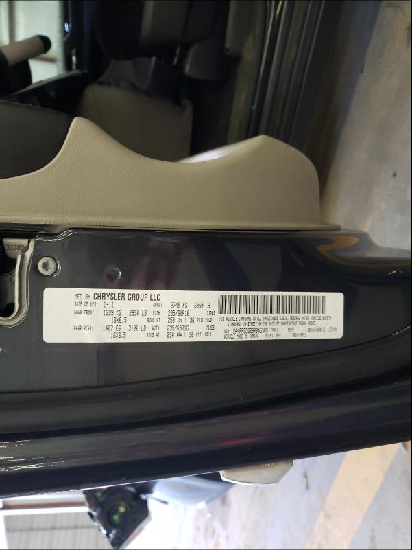 2011 CHRYSLER TOWN&COUNT 2A4RR5DG2BR645589