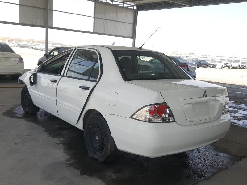 VIN: JMYSRCS1ADU707750 Auction: COPART UAE Lot: 47066141 Location: DUBAI INDUSTRIAL CITY - DUBAI VIN: JMYSRCS1ADU707750 MITSUBISHI LANCER 2013 WHITE Photo 3