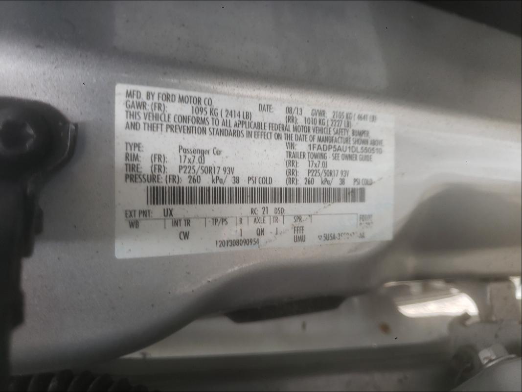 2013 FORD C-MAX SE 1FADP5AU1DL550510