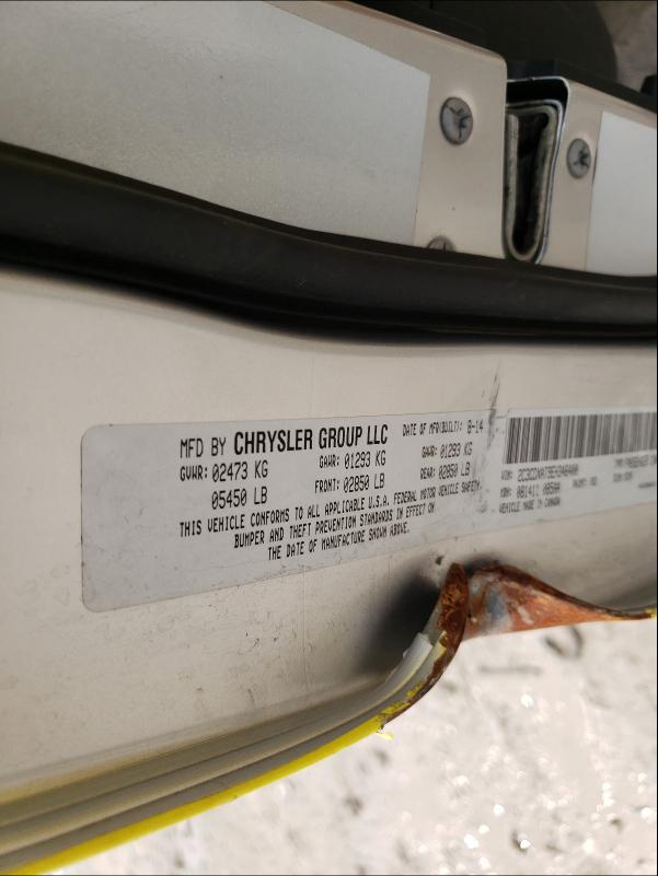 2014 DODGE CHARGER PO 2C3CDXAT9EH346400