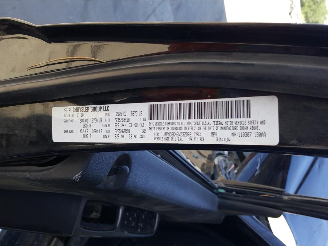 2011 JEEP LIBERTY LI 1J4PN5GK4BW532902