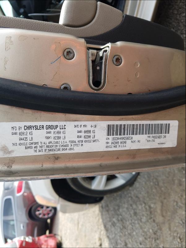 2010 DODGE CALIBER SX 1B3CB4HA9AD586530