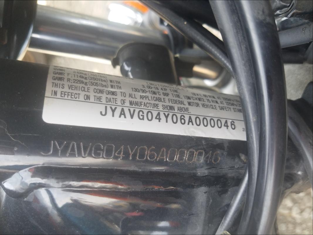2006 YAMAHA XV250 C JYAVG04Y06A000046
