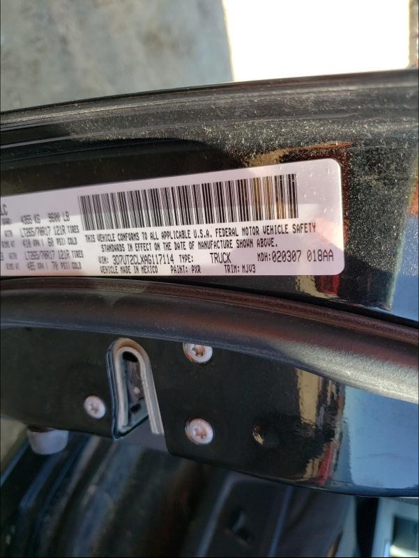 2010 DODGE RAM 2500 3D7UT2CLXAG117114