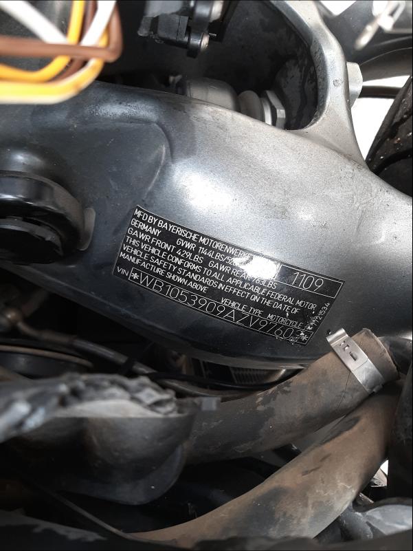 2010 BMW K1300 GT WB1053909AZV97603