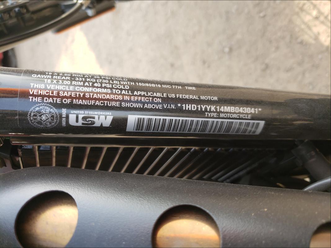 2021 HARLEY-DAVIDSON FXBBS 1HD1YYK14MB043041