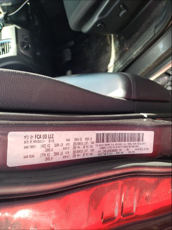 2017 DODGE DURANGO SX 1C4RDJAG9HC606503
