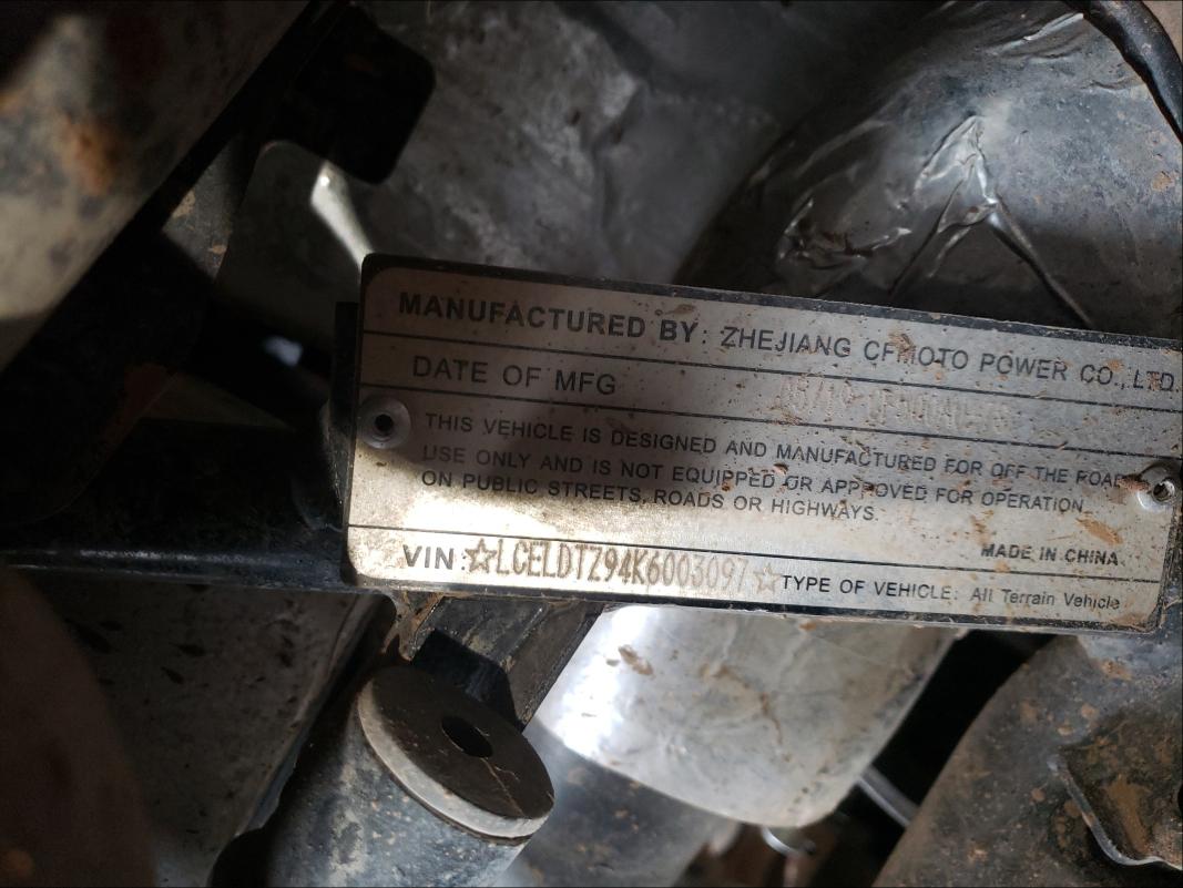 2019 ATV ALL MODELS LCELDTZ94K6003097