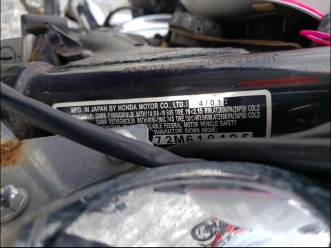 2002 HONDA VT750 DC JH2RC44072M610495