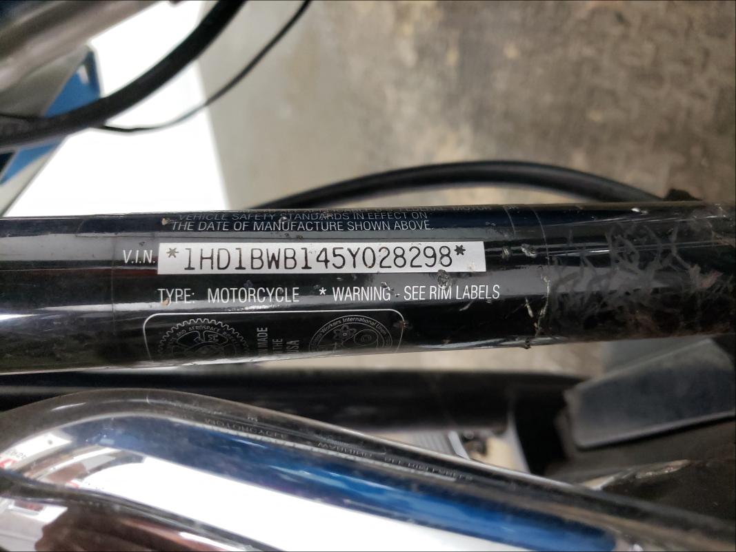 2005 HARLEY-DAVIDSON FLSTCI 1HD1BWB145Y028298