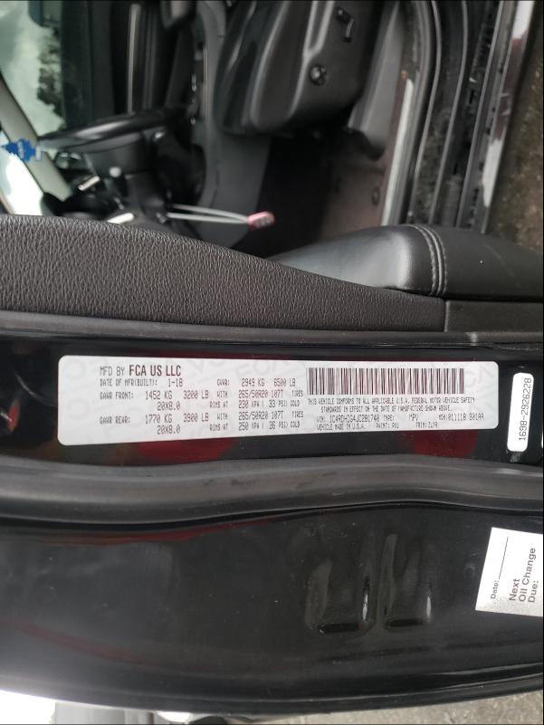 2018 DODGE DURANGO GT 1C4RDHDG4JC281740