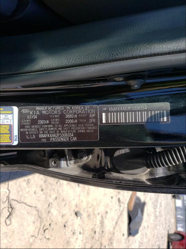 2015 KIA FORTE LX - KNAFK4A62F5306334