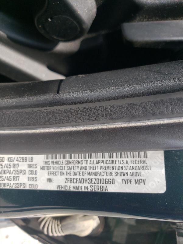 2014 FIAT 500L TREKK ZFBCFADH3EZ010660