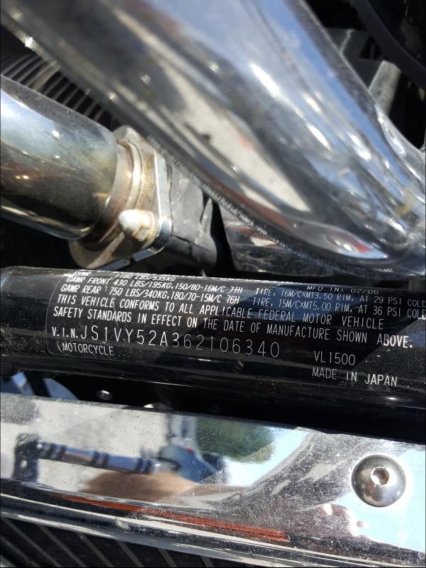 2006 SUZUKI C90 JS1VY52A362106340