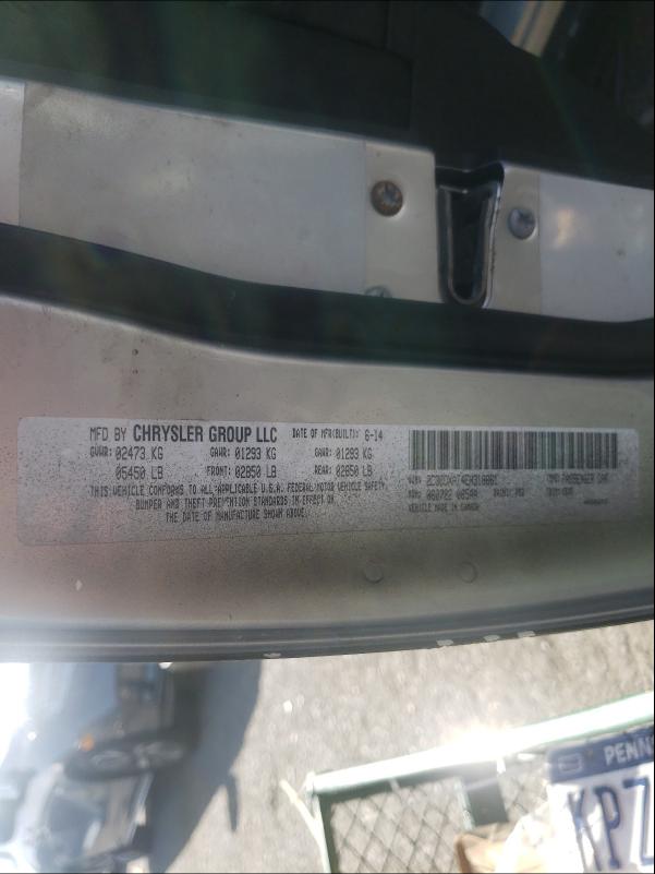 2014 DODGE CHARGER PO 2C3CDXAT4EH318861