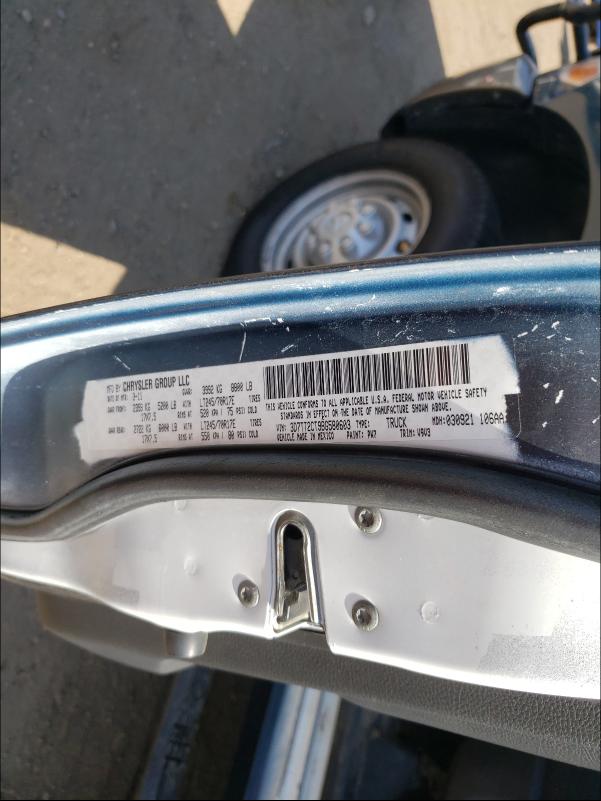 2011 DODGE RAM 2500 3D7TT2CT9BG580603