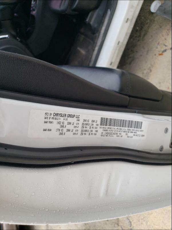 2014 DODGE DURANGO LI 1C4RDHDG2EC483708