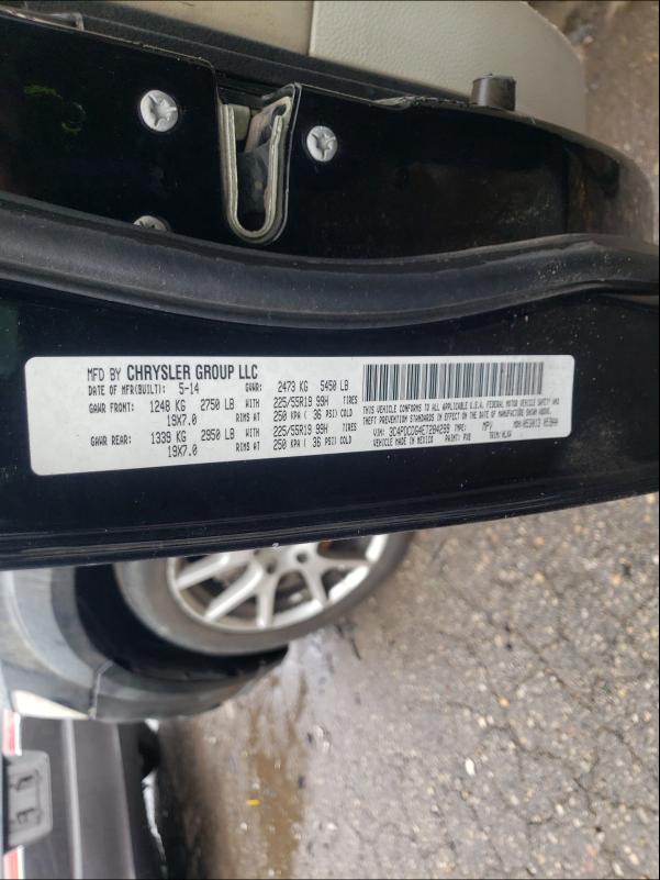 2014 DODGE JOURNEY LI 3C4PDCDG4ET284299