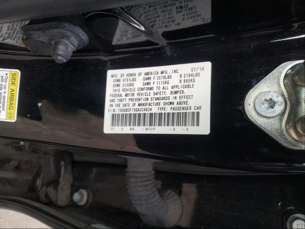 2016 ACURA TLX ADVANC 19UUB3F75GA004634