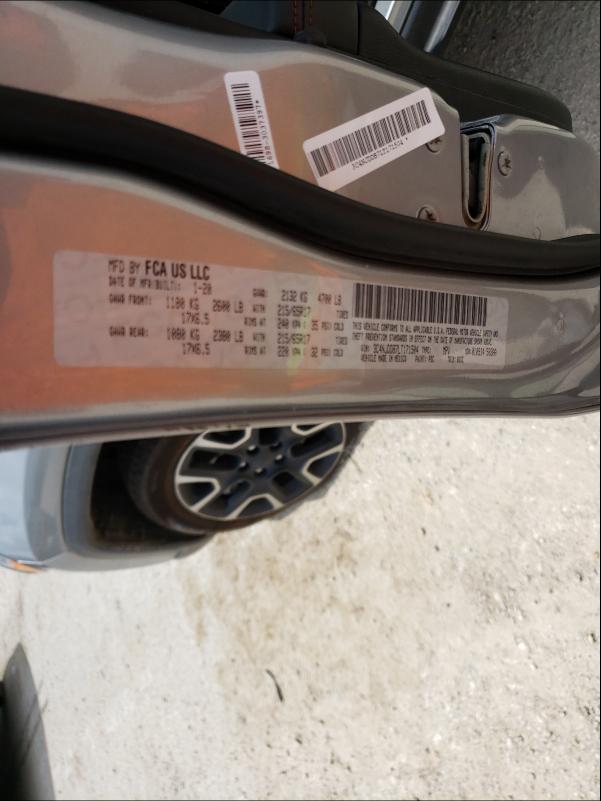 2020 JEEP COMPASS TR 3C4NJDDB7LT171504
