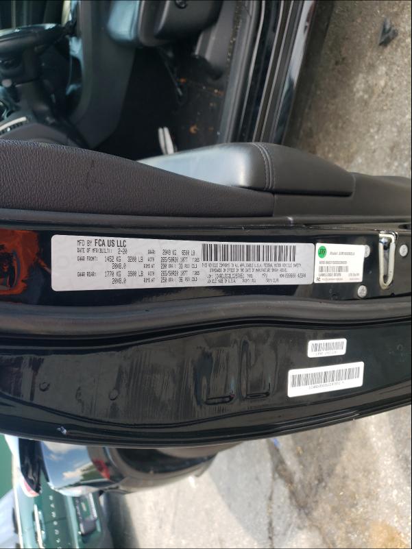 2020 DODGE DURANGO GT 1C4RDJDG3LC297051