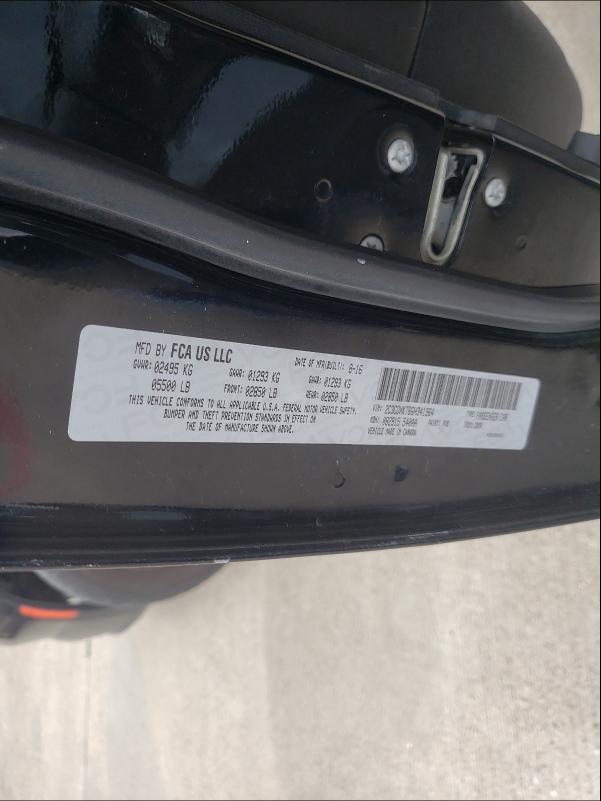 2016 DODGE CHARGER PO 2C3CDXKT6GH341964