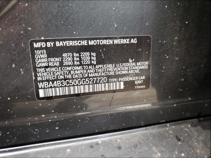 2016 BMW 435 XI GRA WBA4B3C50GG527720