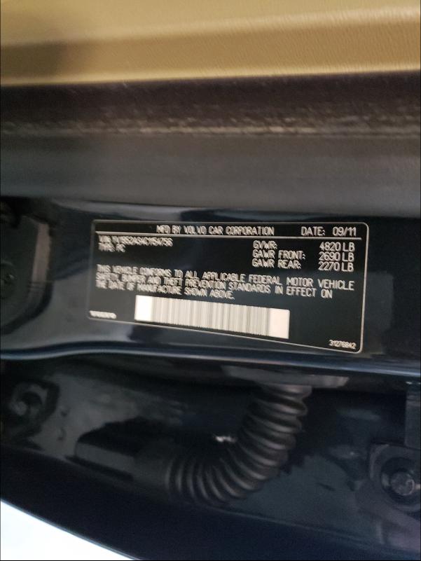 2012 VOLVO S80 3.2 YV1952AS4C1154756