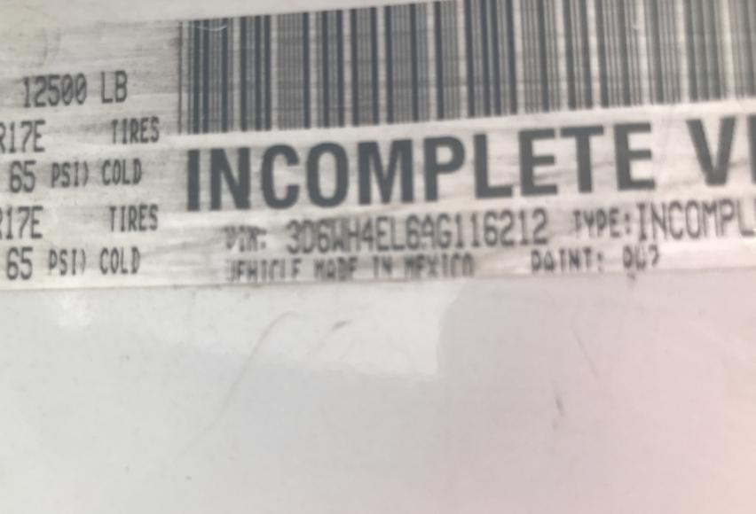 2010 DODGE RAM 3500 3D6WH4EL6AG116212