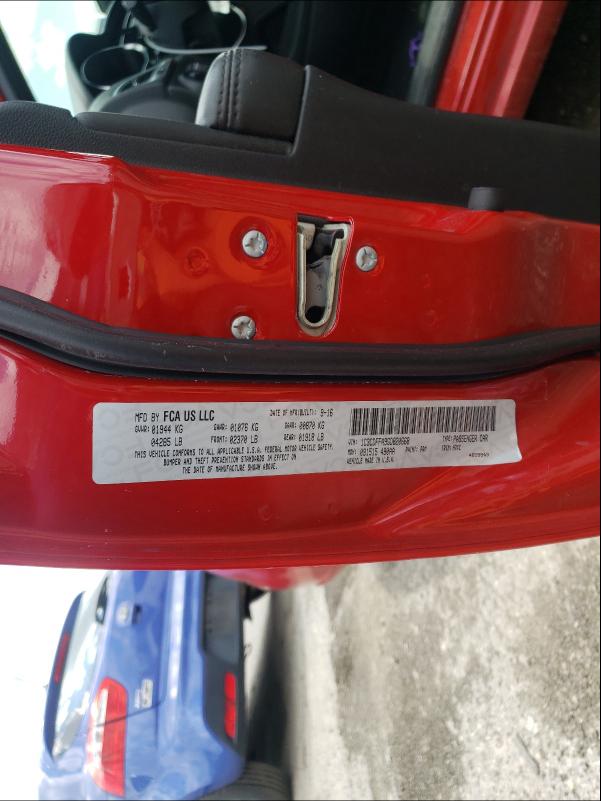 2016 DODGE DART SXT S 1C3CDFFA9GD820668