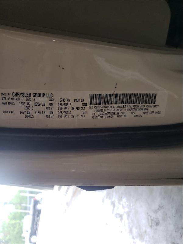 2013 RAM TRADESMAN 2C4JRGAG2DR658199