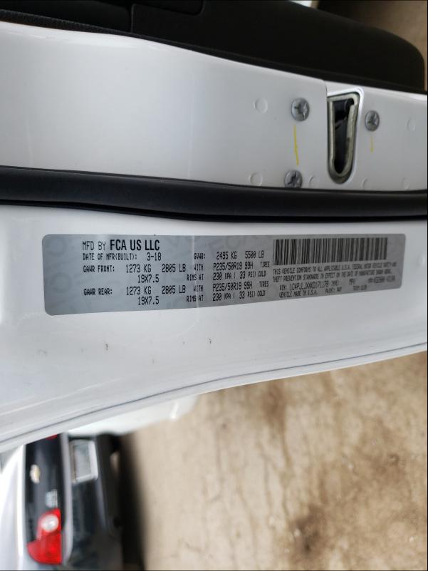 2019 JEEP CHEROKEE O 1C4PJLJXXKD171178