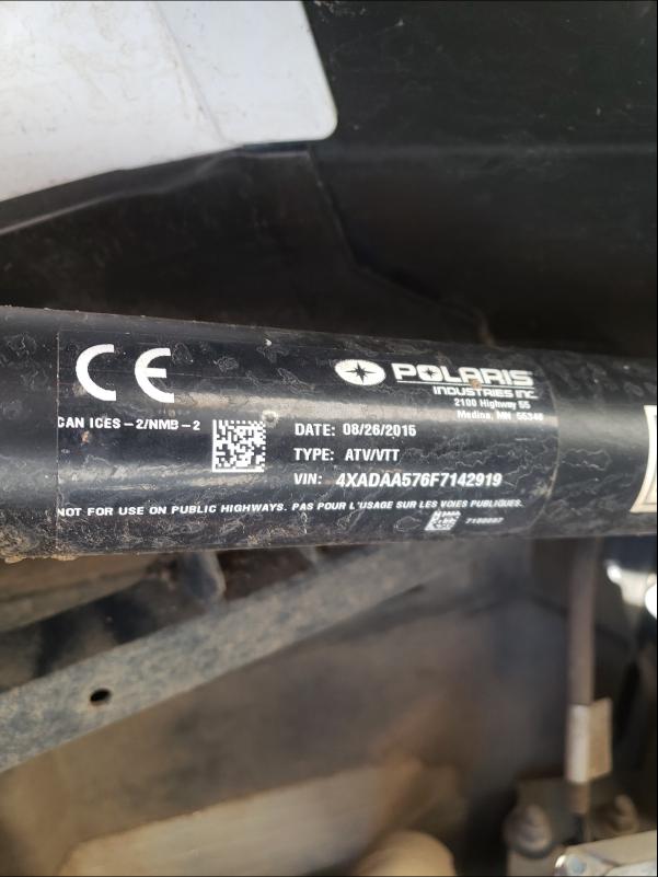 2015 POLARIS ACE 570 4XADAA576F7142919