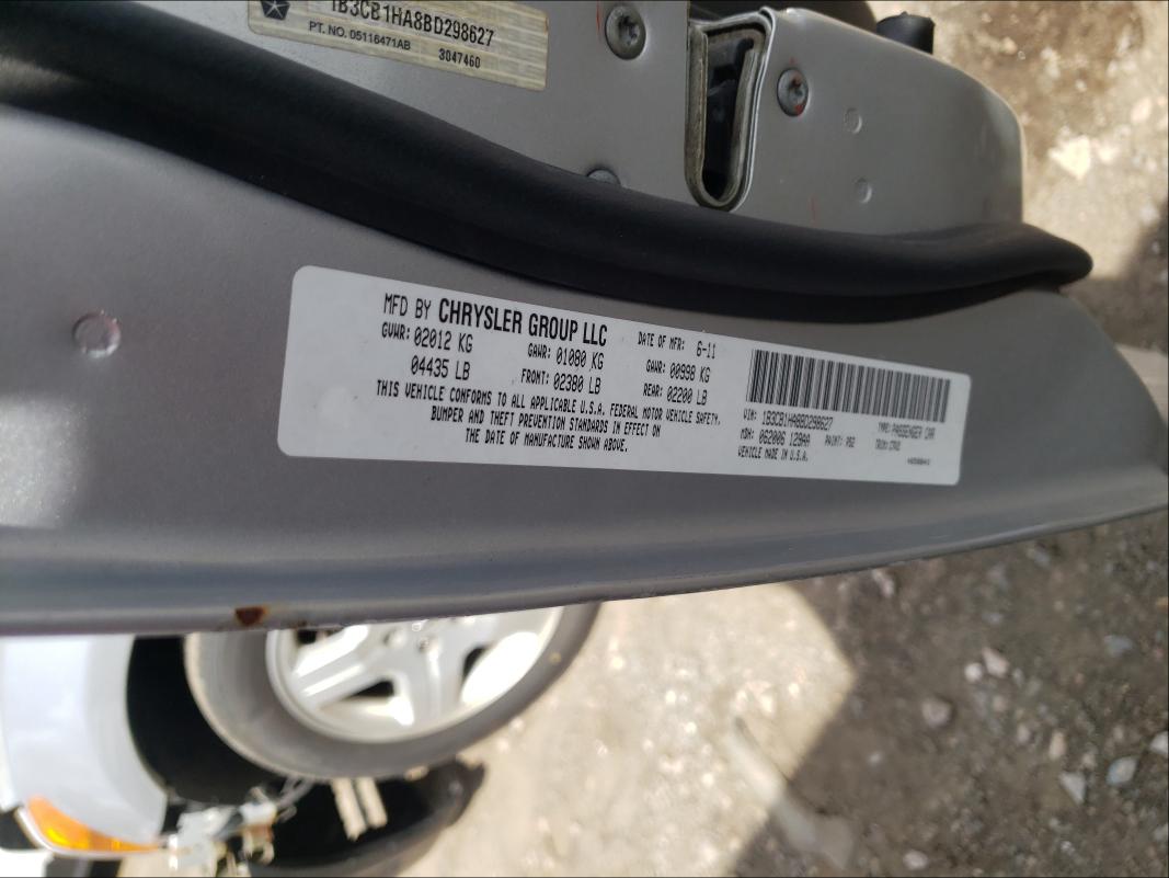 2011 DODGE CALIBER EX 1B3CB1HA8BD298627