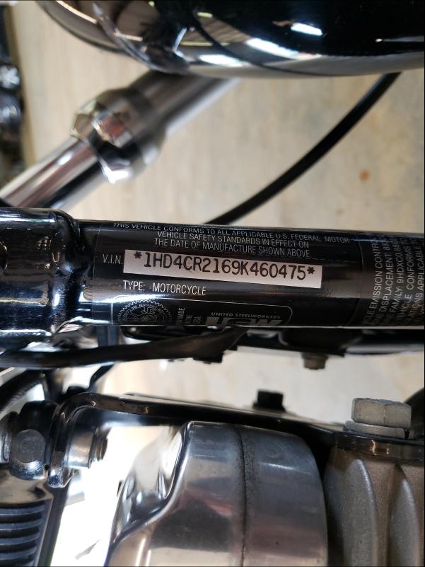 2009 HARLEY-DAVIDSON XL883 L 1HD4CR2169K460475