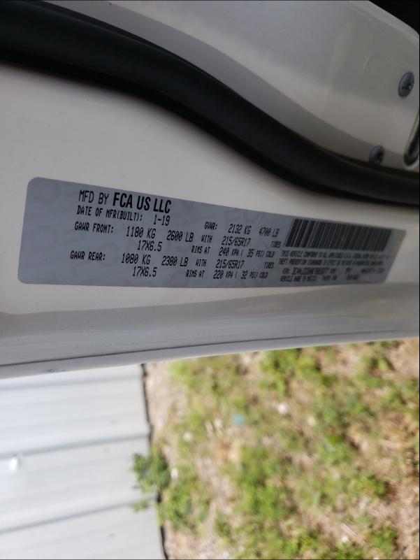 2019 JEEP COMPASS TR 3C4NJDDB0KT683877