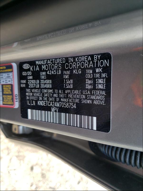 2021 KIA SELTOS SX KNDETCA24M7058754