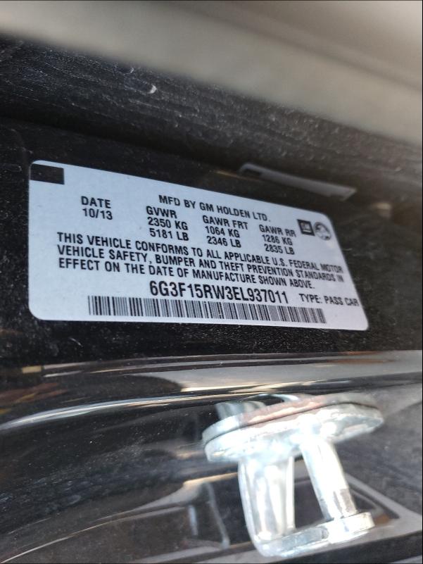 2014 CHEVROLET SS 6G3F15RW3EL937011