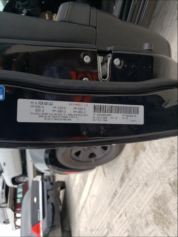 2017 DODGE CHARGER PO 2C3CDXAG0HH569674