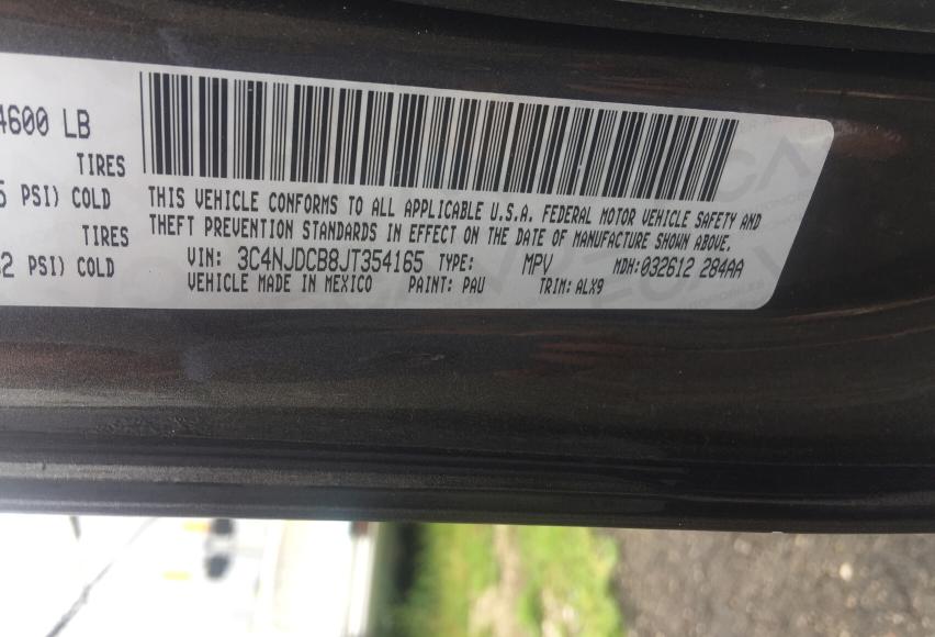 2018 JEEP COMPASS LI 3C4NJDCB8JT354165